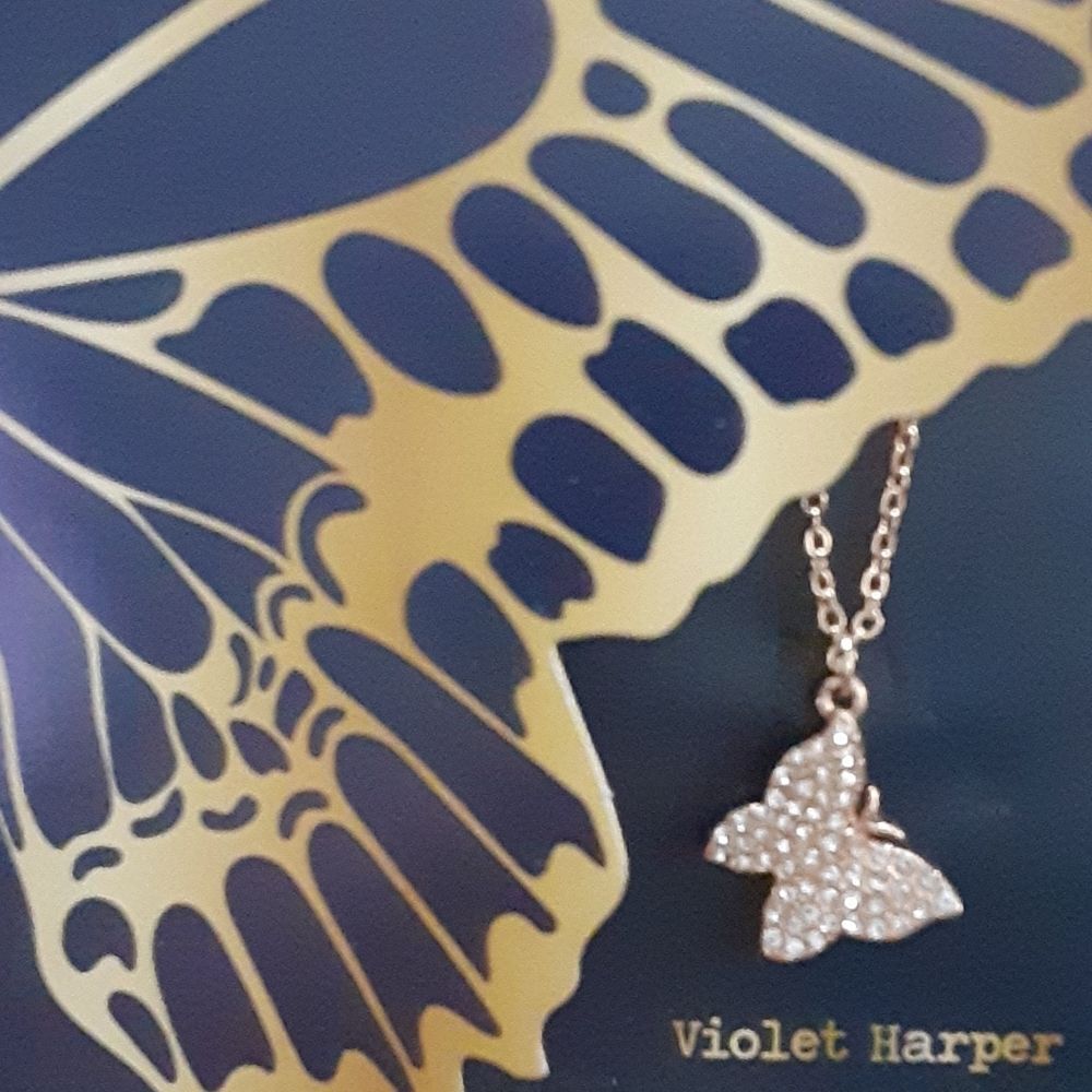 NEW Violet Harper Pave Butterfly Bracelet